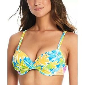 Bleu by Rod Beattie Women's Twist-Front Bikini Top Multicolor 4